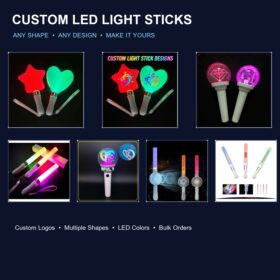 Custom LED Light Sticks – Any Shape & Design — image 1