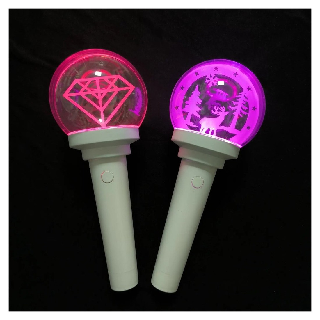 Custom Laser-Engraved Acrylic LED Light Stick
