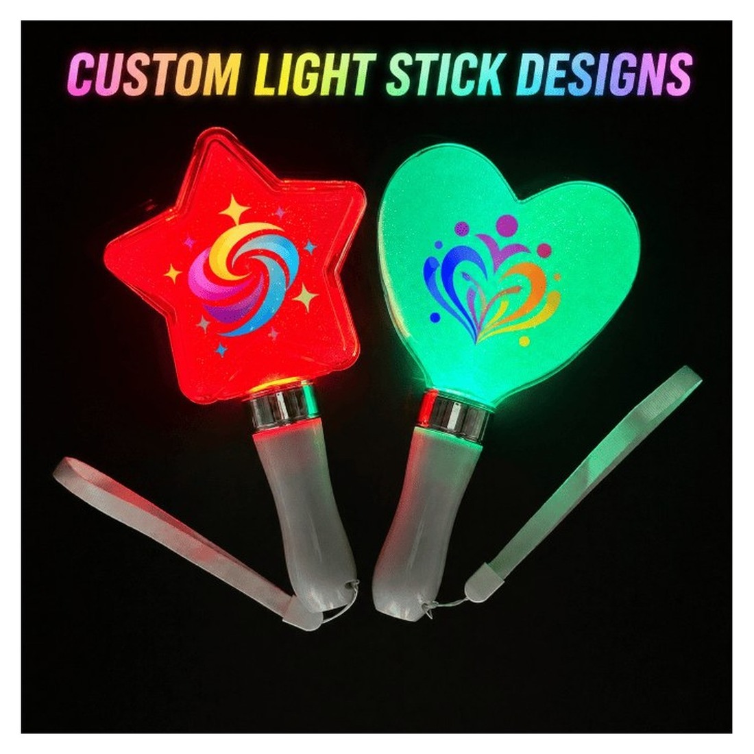 Custom Shaped Acrylic LED Light Stick