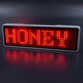 Custom Bluetooth Programmable LED Name Badges — image 1
