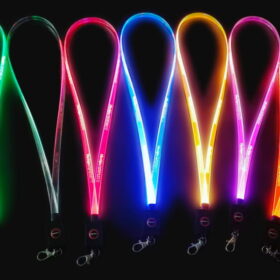 Custom Engraved Light-Up LED Lanyards — image 1