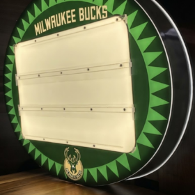 Custom Oval LED Marquee Message Board — image 1