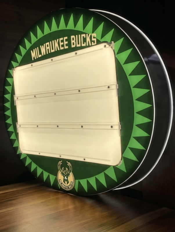 Custom Oval LED Marquee Message Board