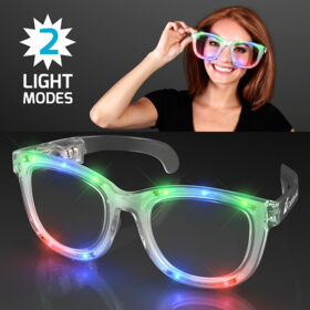 Custom Jumbo Multicolor LED Party Glasses — image 1