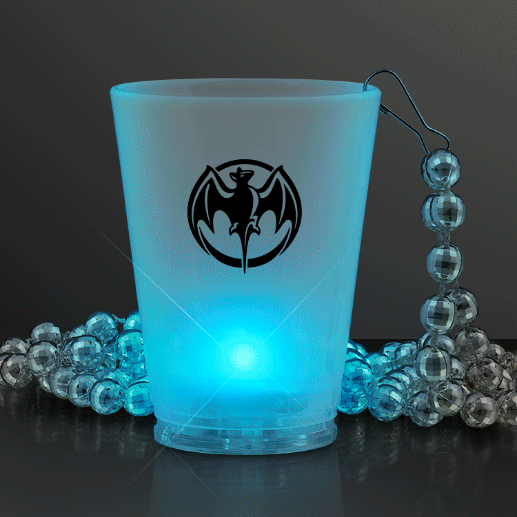 Custom 1.5 oz LED Shot Glass Necklaces