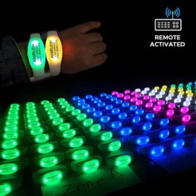 Custom Synchronized Silicone LED Wristbands — image 1