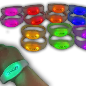 Custom Synchronized Silicone LED Wristbands — image 2