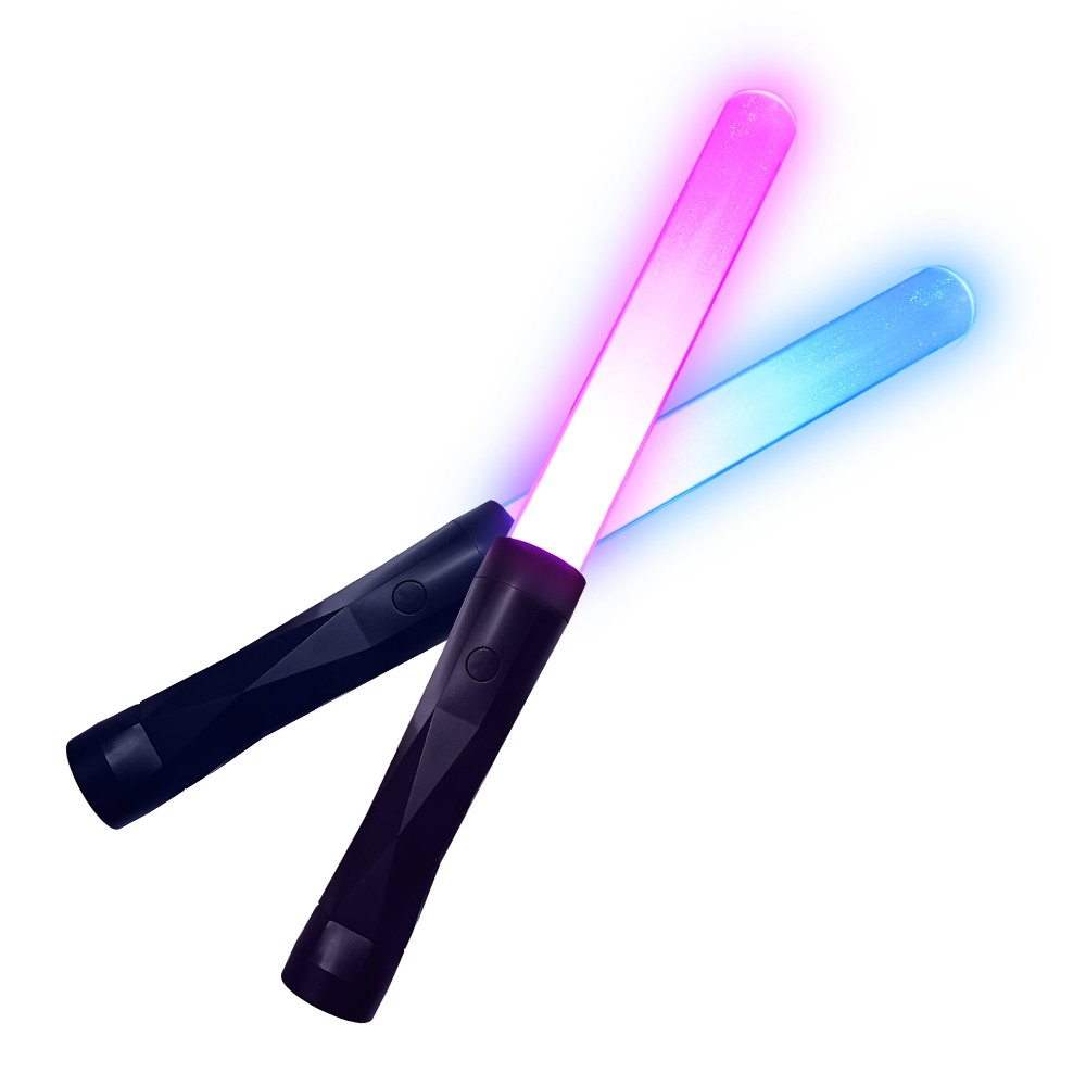 Rechargeable LED Stick Kit — 500 Sticks + App/DMX Transmitter