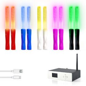 Rechargeable LED Stick Kit — 500 Sticks + App/DMX Transmitter — image 3