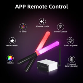 30 cm App LED Stick Kit — 200 Sticks + Transmitter — image 3
