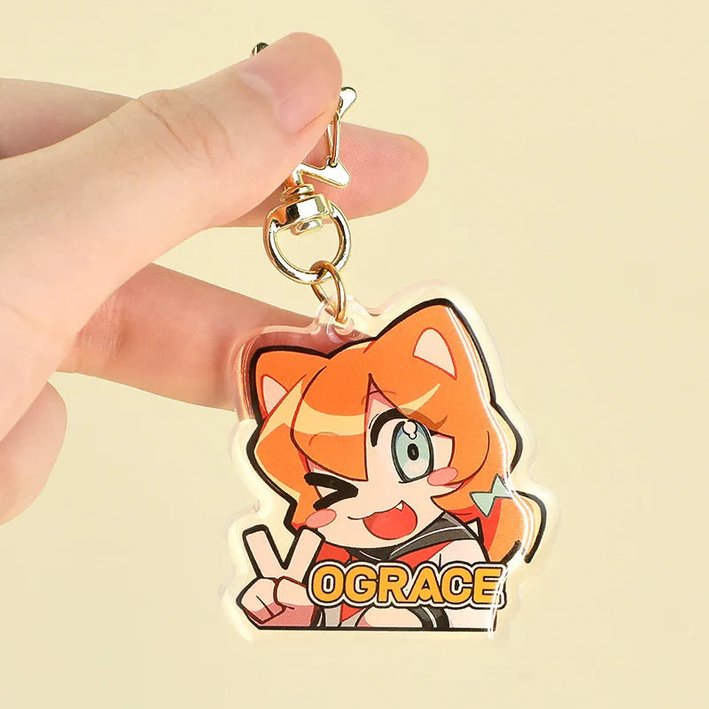 Custom Clear Acrylic Keychains & Charms