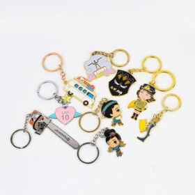 Custom Hard Enamel Metal Keychains — image 1