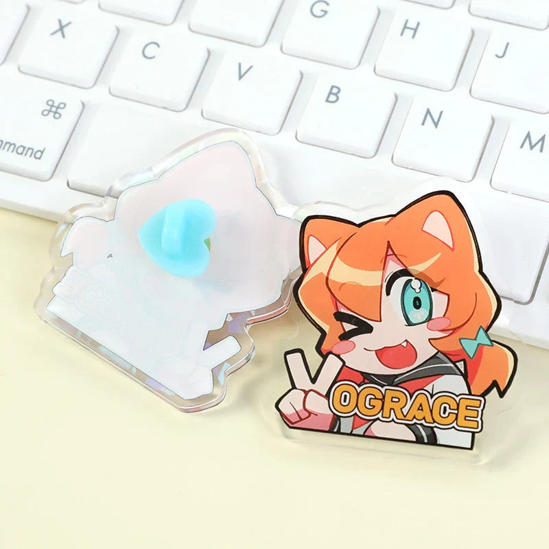 Custom Clear Acrylic Pins