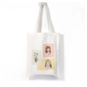 Custom Printed Canvas Fan Tote Bags — image 2