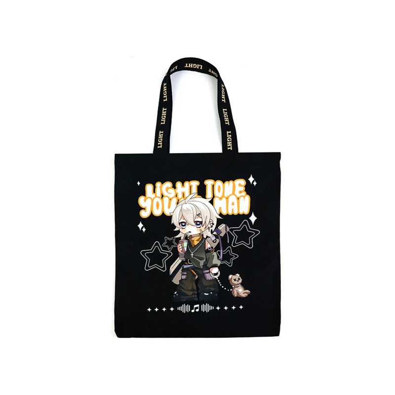 Custom Strap Canvas Fan Tote Bags