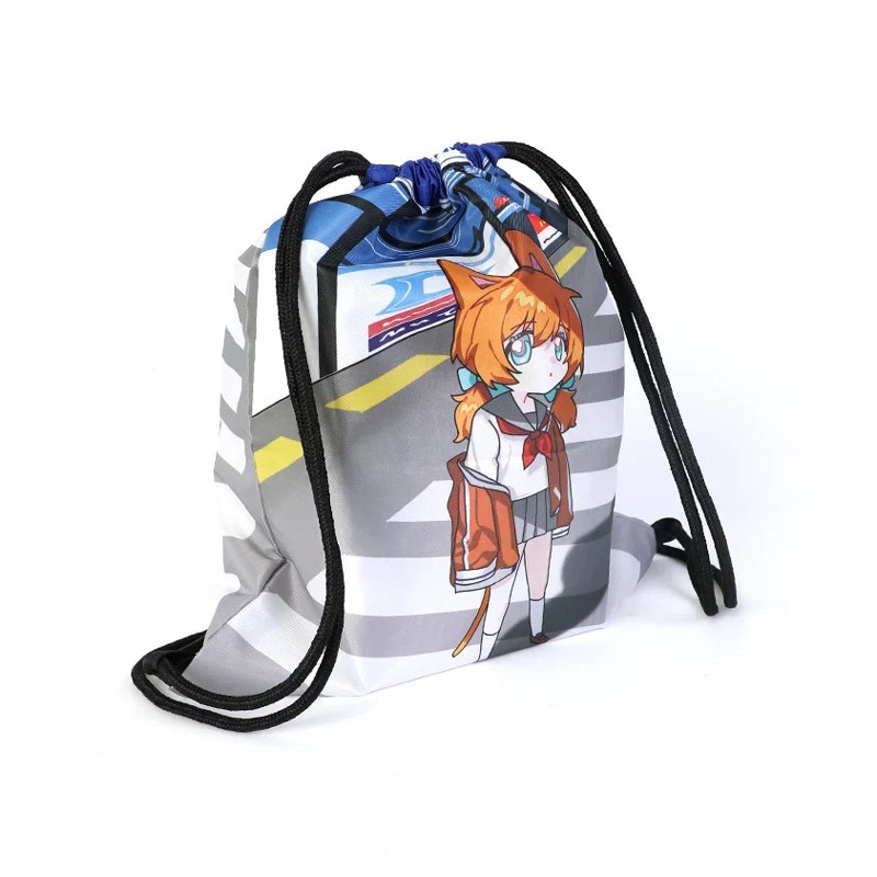 Custom Full-Color Fan Drawstring Backpacks