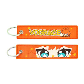 Custom Embroidered Fabric Keychains — image 1