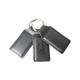Custom UV Printed Leatherette Keychains — image 1