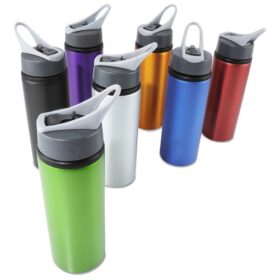 Custom Fan Aluminum Straw Bottle - 24 oz — image 3