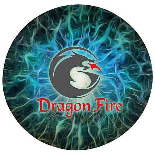 Custom Round Fan Mouse Pad - 8 inch