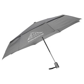 Custom Fan Logo Folding Umbrella - 46 inch Arc — image 1