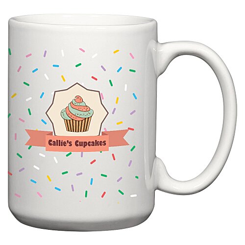 Custom Large Fan Photo Mug - 14 oz