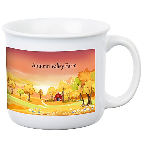 Custom Campfire Fan Mug - 15 oz