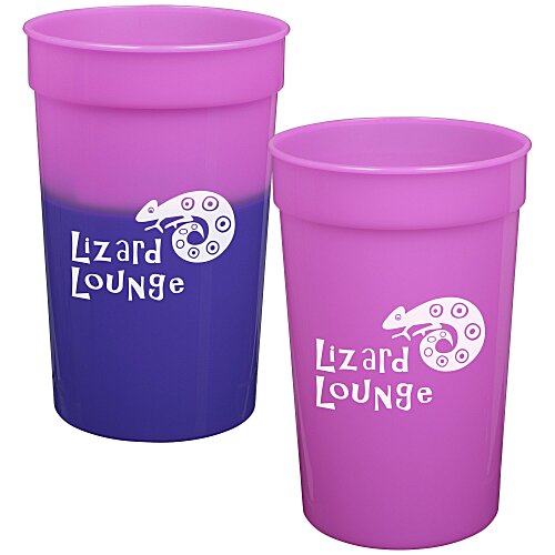 Custom Color Changing Fan Cup - 22 oz
