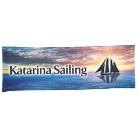 Custom Full Color Fan Cooling Towel — image 1
