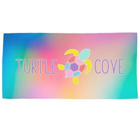 Custom Fan Photo Beach Towel — image 1