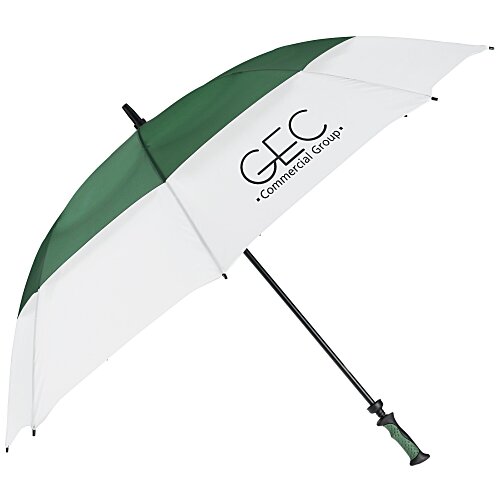 Custom Large Outdoor Fan Umbrella - 62 inch Arc