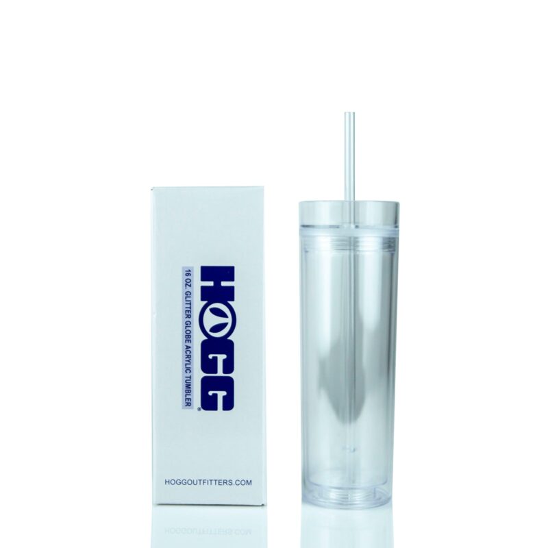 Custom Clear Fan Photo-Wrap Skinny Tumbler - 16 oz