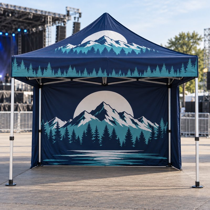 Custom 10 x 10 Concert Canopy Tent