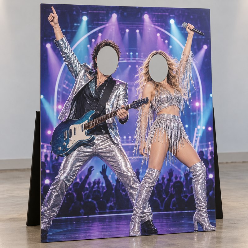 Custom Concert Face-in-Hole Photo Boards