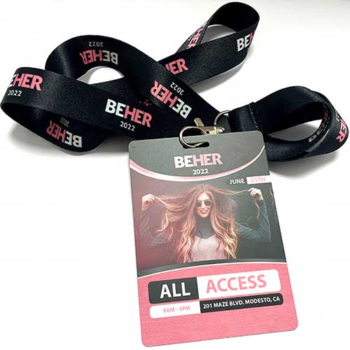 Custom Rigid PVC Event Badges