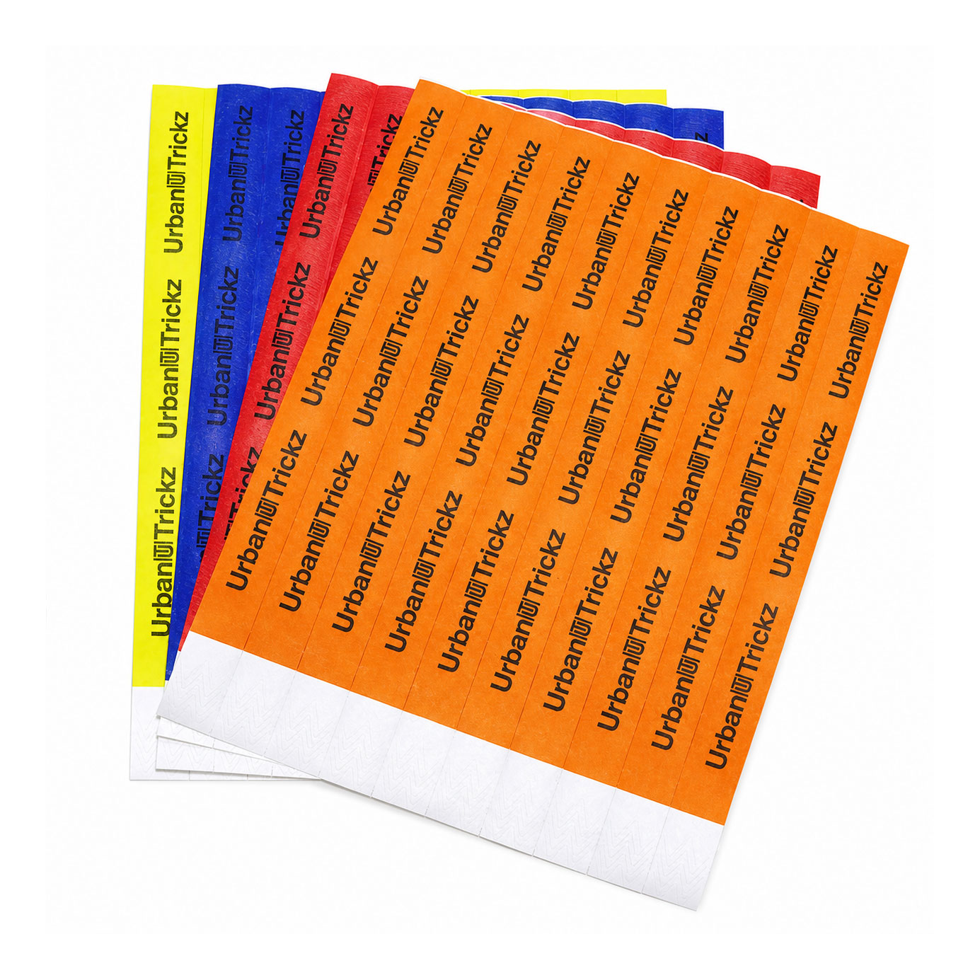 Custom 3/4-Inch Tyvek Admission Wristbands