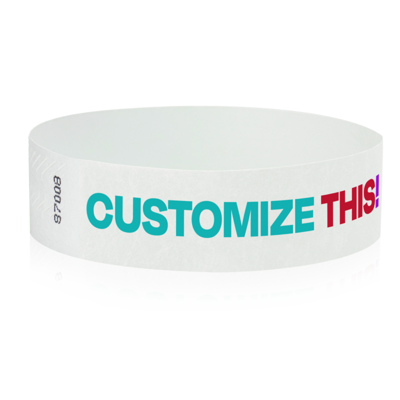 Custom Full-Color Tyvek Wristbands