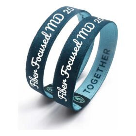 Custom Elastic Fabric Wristbands — image 1