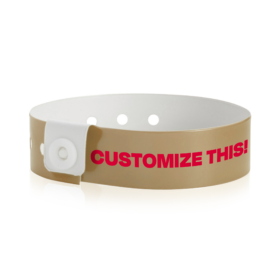 Custom Snap-Closure Vinyl Wristbands — image 1