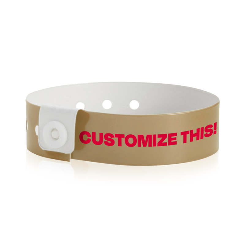 Custom Snap-Closure Vinyl Wristbands