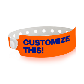 Custom Wide Vinyl VIP Wristbands — image 1