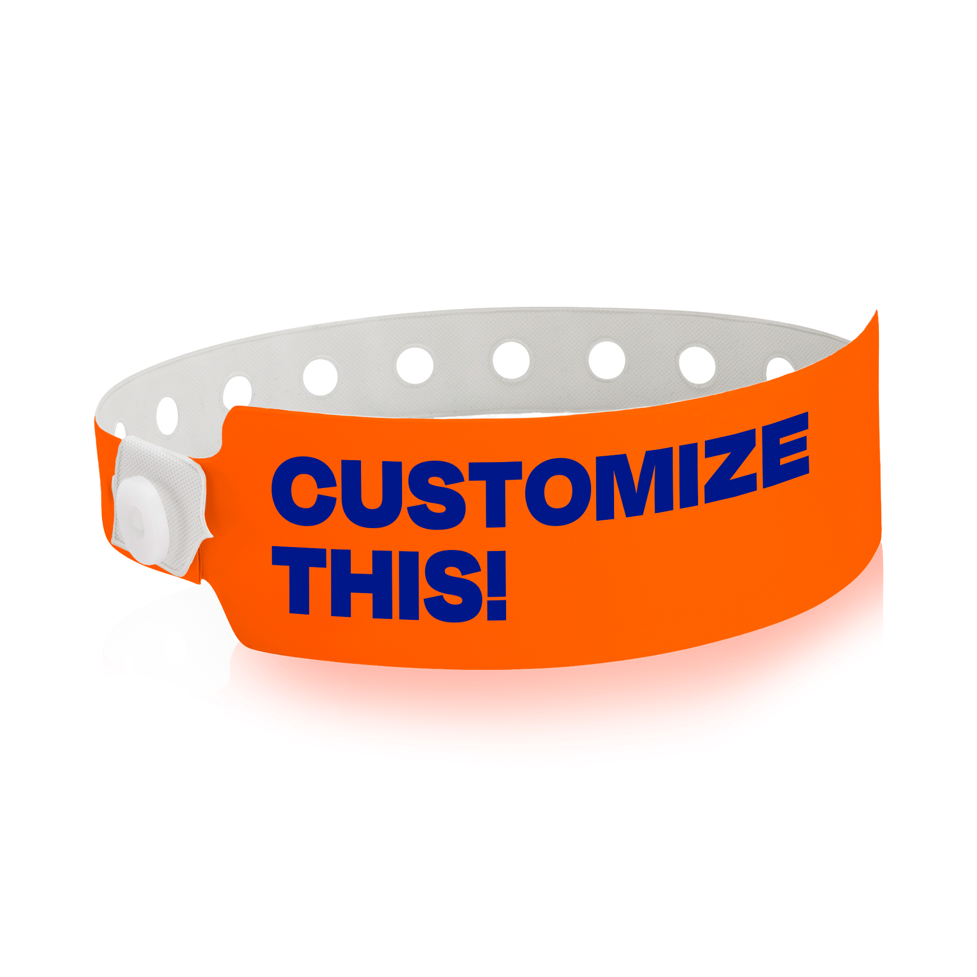 Custom Wide Vinyl VIP Wristbands