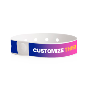 Custom Full-Color Plastic Wristbands — image 1