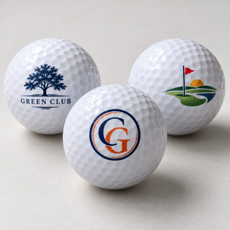 Custom Full-Color Logo Golf Balls