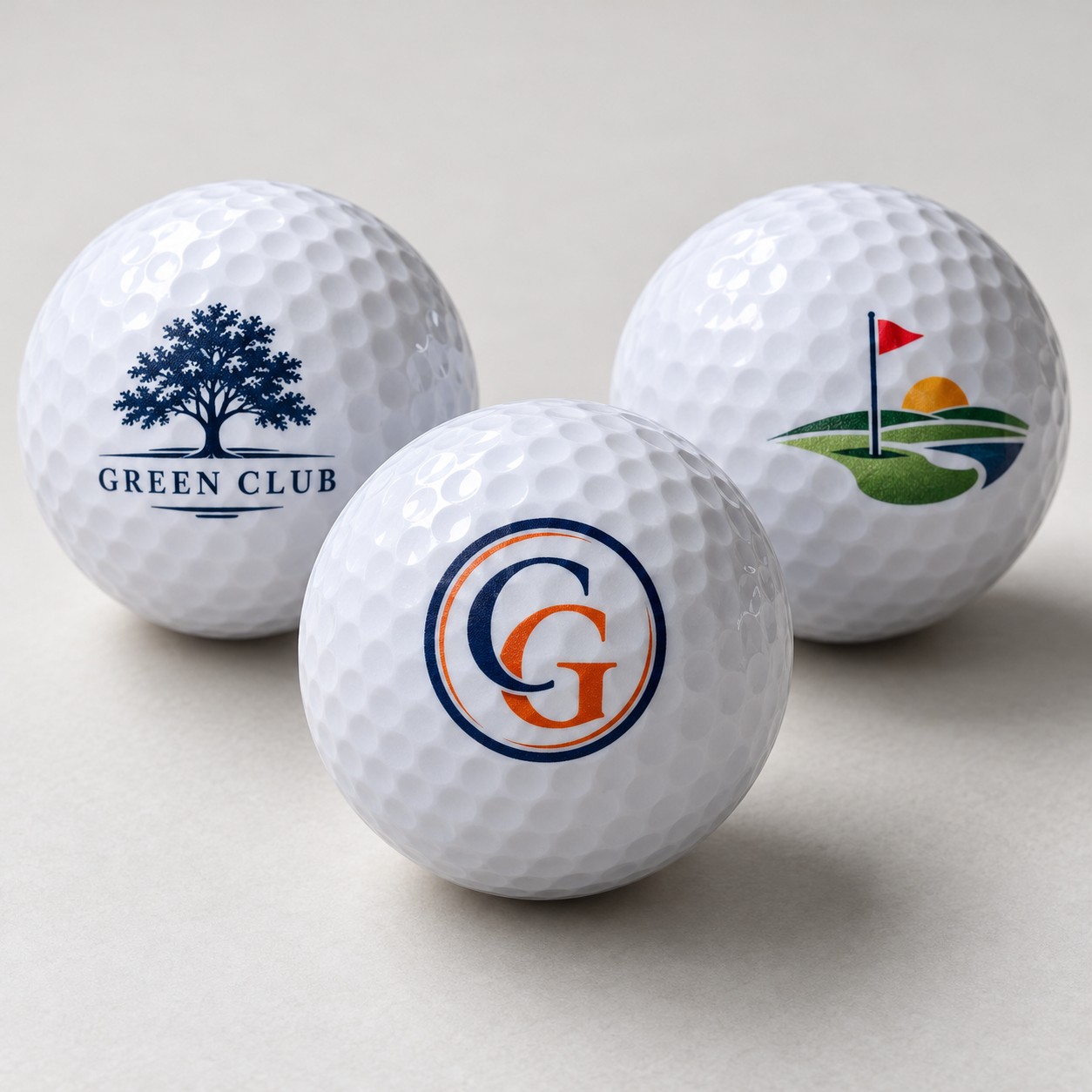 Custom Full-Color Logo Golf Balls