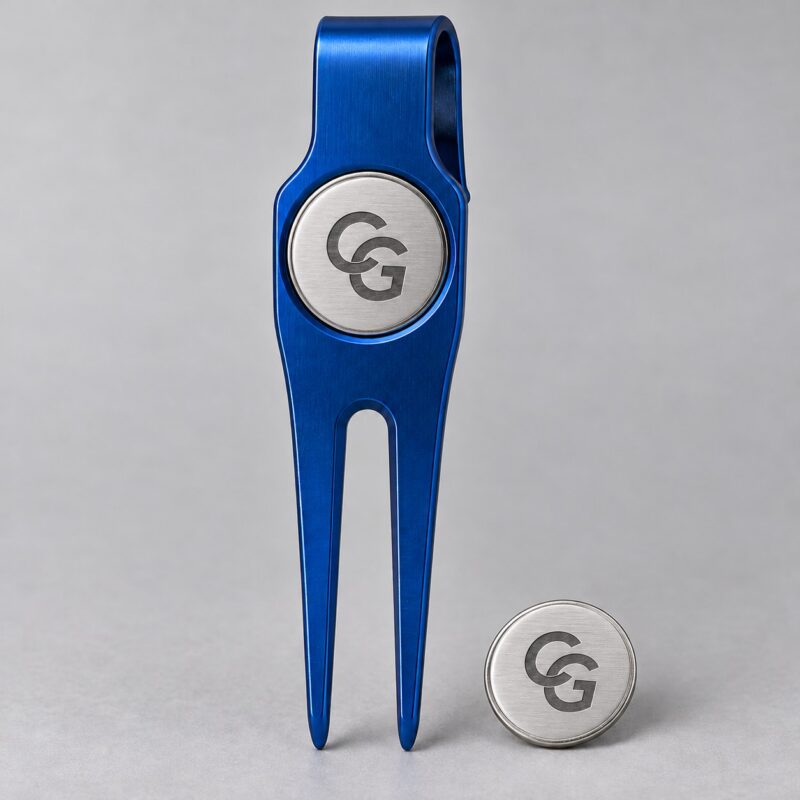 Custom Aluminum Divot Tools with Magnetic Ball Marker