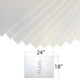 Blank Corrugated Plastic Yard Sign Sheets — image 1