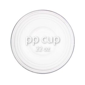 Blank Clear Plastic Cups - 90mm Rim — image 1