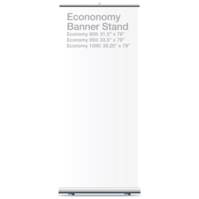 Silver Retractable Banner Stands - Hardware Only, 12 Pack — image 1