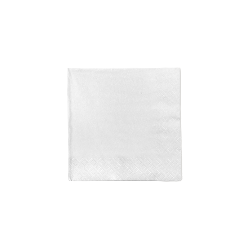 Blank 3-Ply Cocktail Napkins - 500 Pack